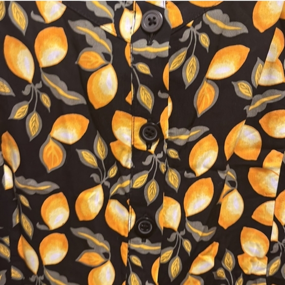 Loft Lemons Jumpsuit, Size XL - Picture 4 of 8